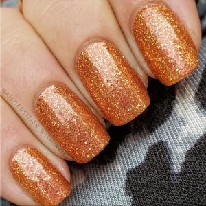 *Retired* Color Street: Coming in Hot | Orange Copper Gold Fall Metallic Glitter
